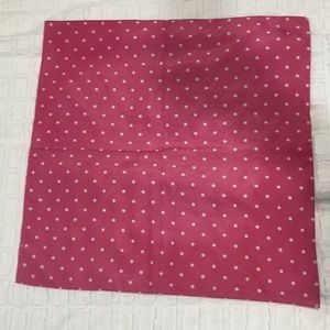 Madewell pink and white polka dot bandana